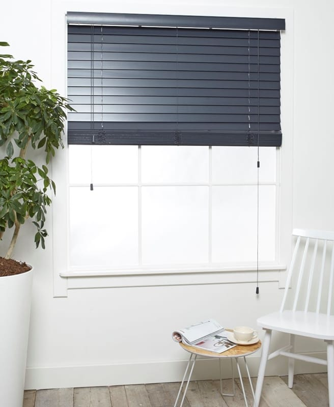 Houten Jaloezieen - Trend Antraciet