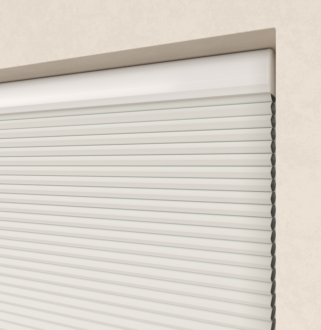 Premium Plissé gordijnen Monaco Wit Verduister 01