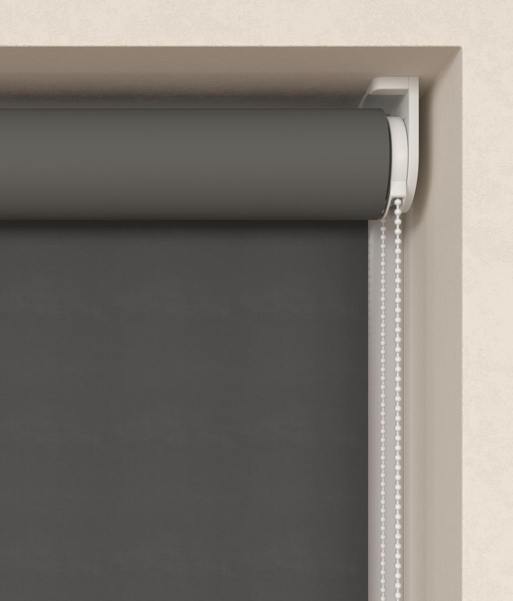 Elektrisch Rolgordijn Rome Verduister Antraciet 6300
