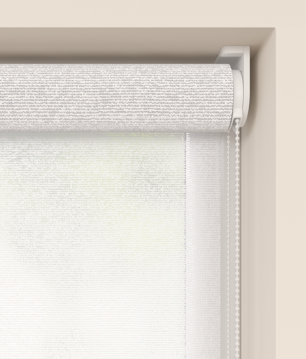 Elektrisch Rolgordijn Bergamo Bouclé Ecru 100