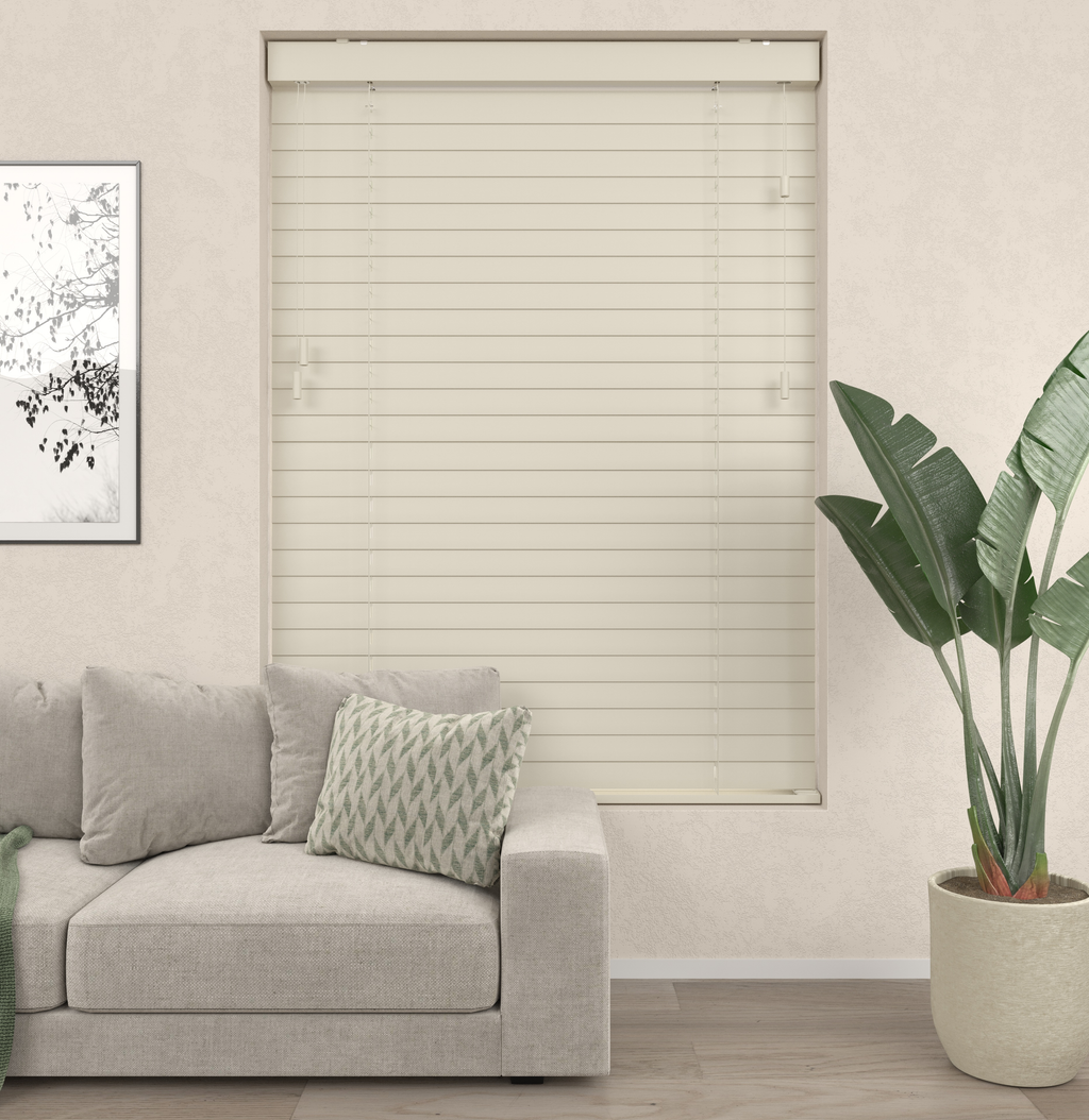 Houten Jaloezieën - Premium Zand