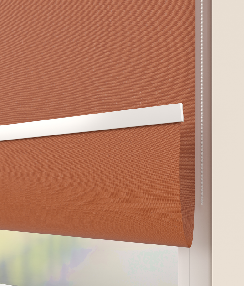 Elektrisch Rolgordijn Rome Verduister Roest 6200