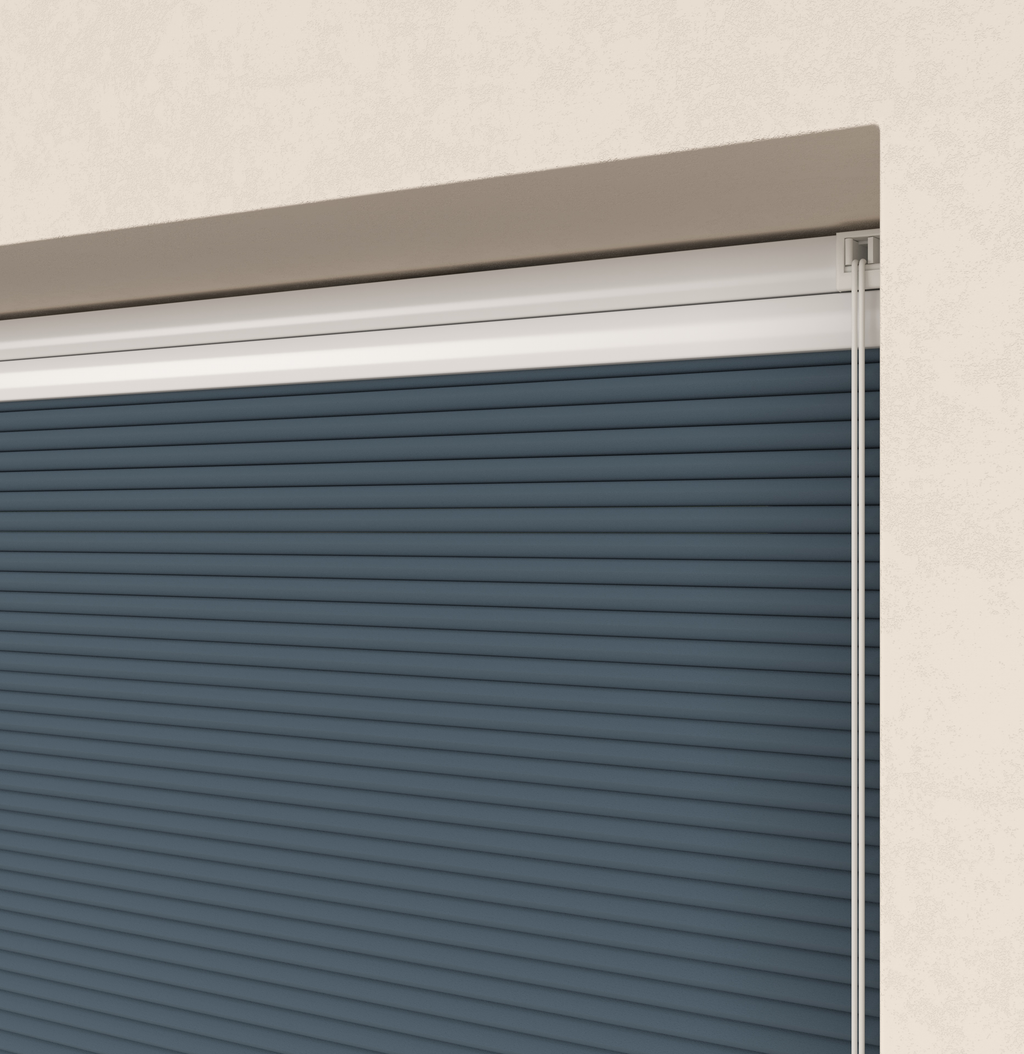 Plissé gordijnen Monaco Blauw 09