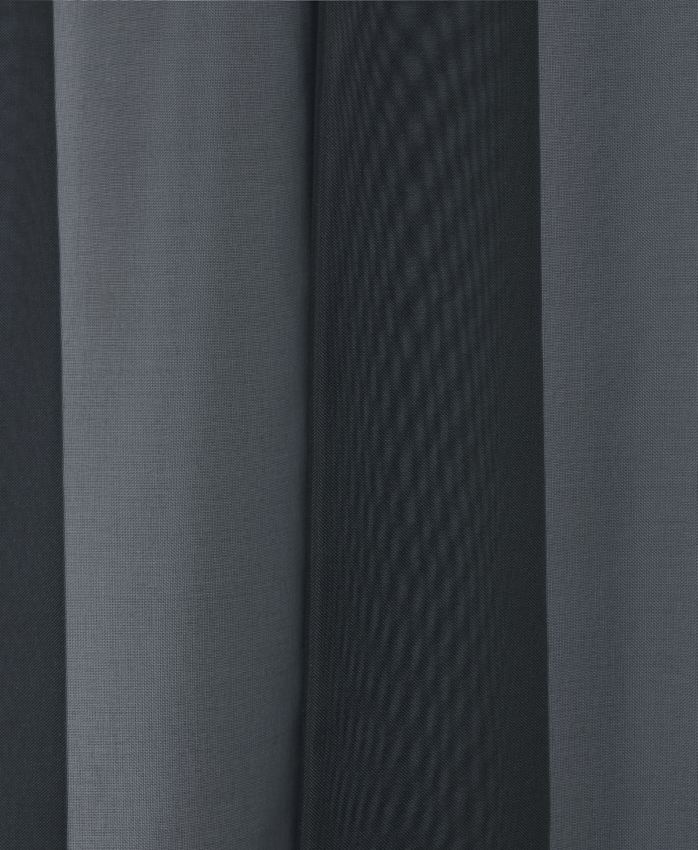 Gordijn Brandvertragende Voile Zwart Afbeelding 2