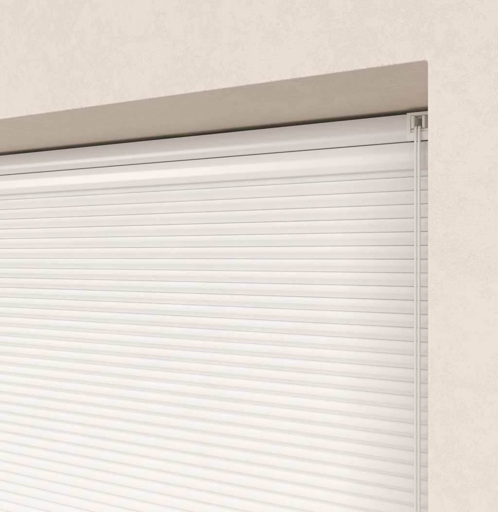 Plissé gordijnen Trend Wit 01