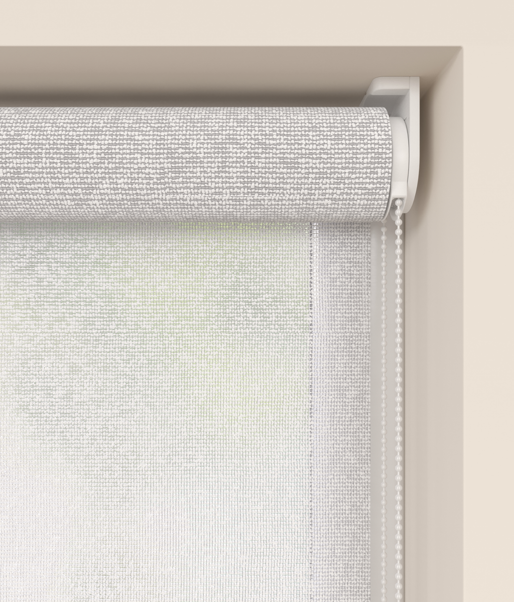 Elektrisch Rolgordijn Bergamo Bouclé Grijs 300