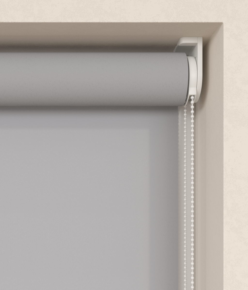 Elektrisch Rolgordijn Rome Lichtgrijs 600