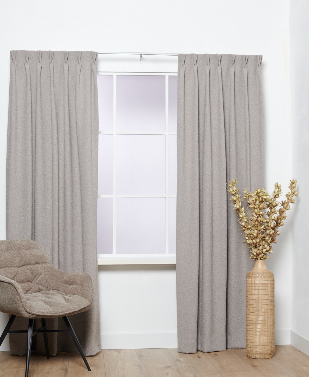 Teddy Bouclé Warm Grijs 803