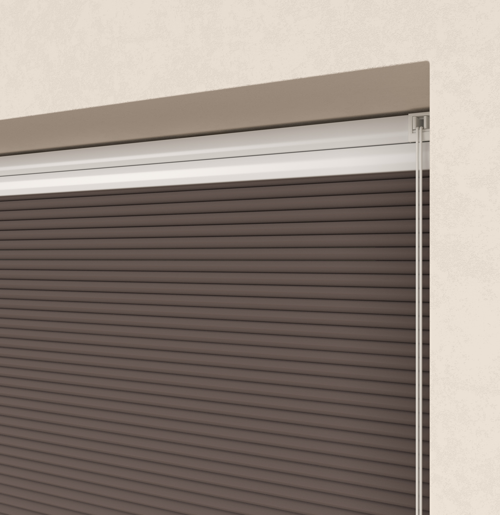 Plissé gordijnen Parijs Donkergrijs Verduister 5210