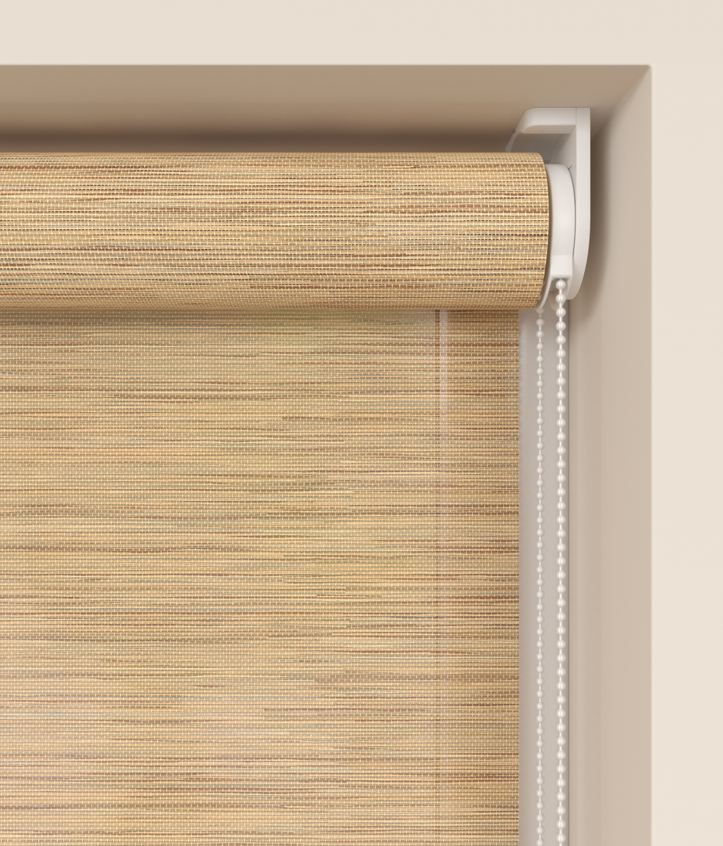 Elektrisch Rolgordijn Siena Bamboe Naturel 3