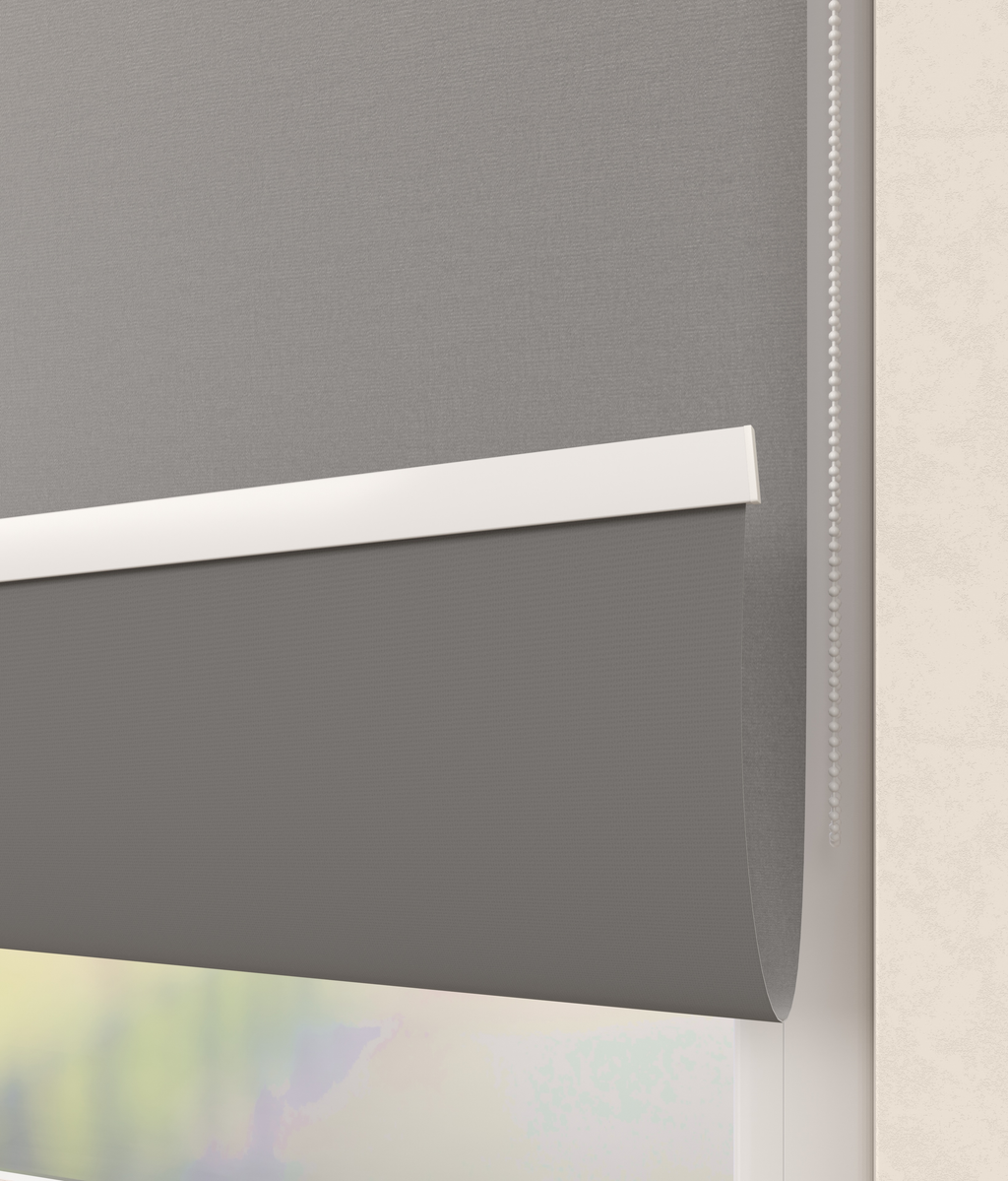 Elektrisch Rolgordijn Milaan Velours Grijs 3800