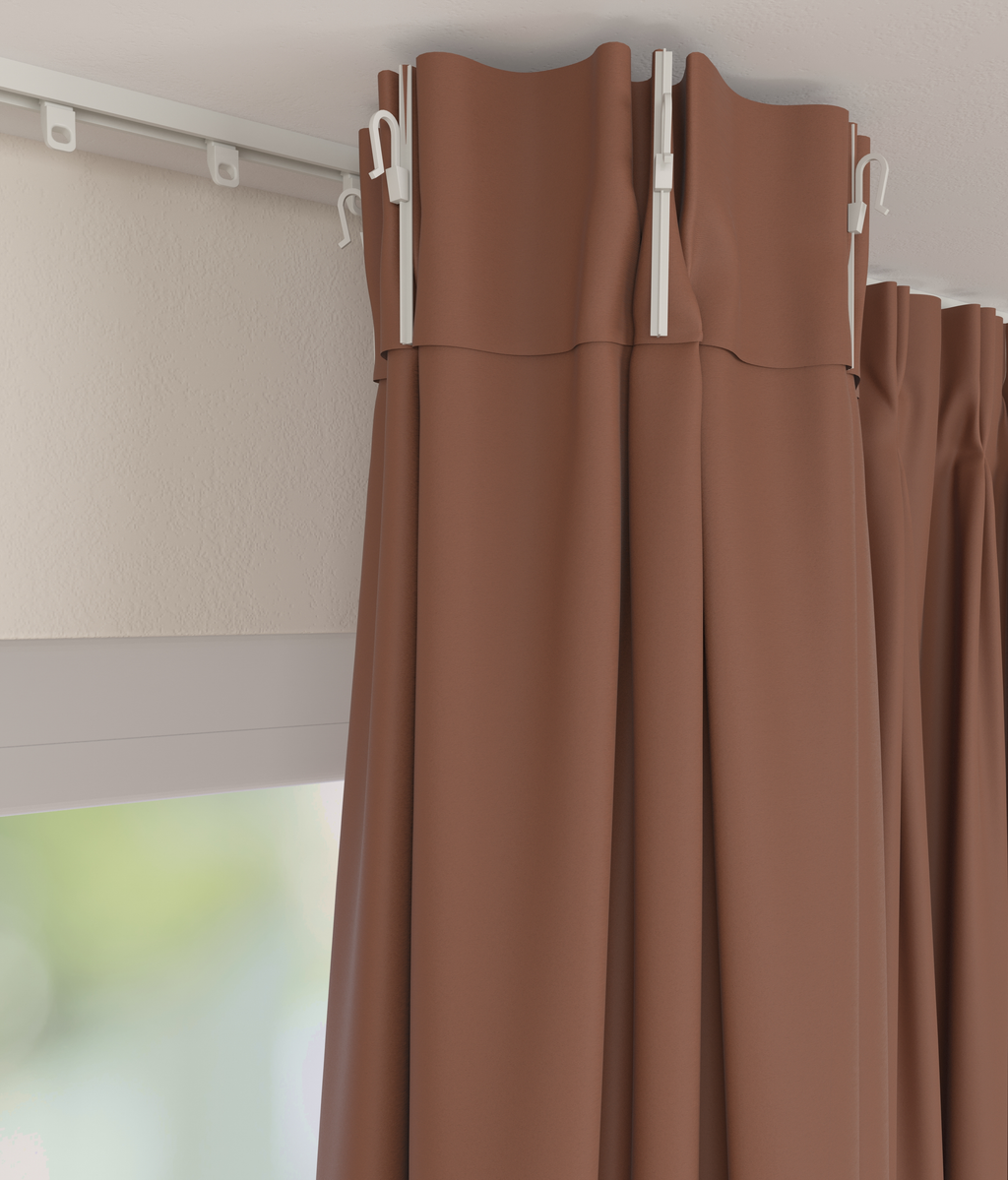 Verduistergordijn Terracotta
