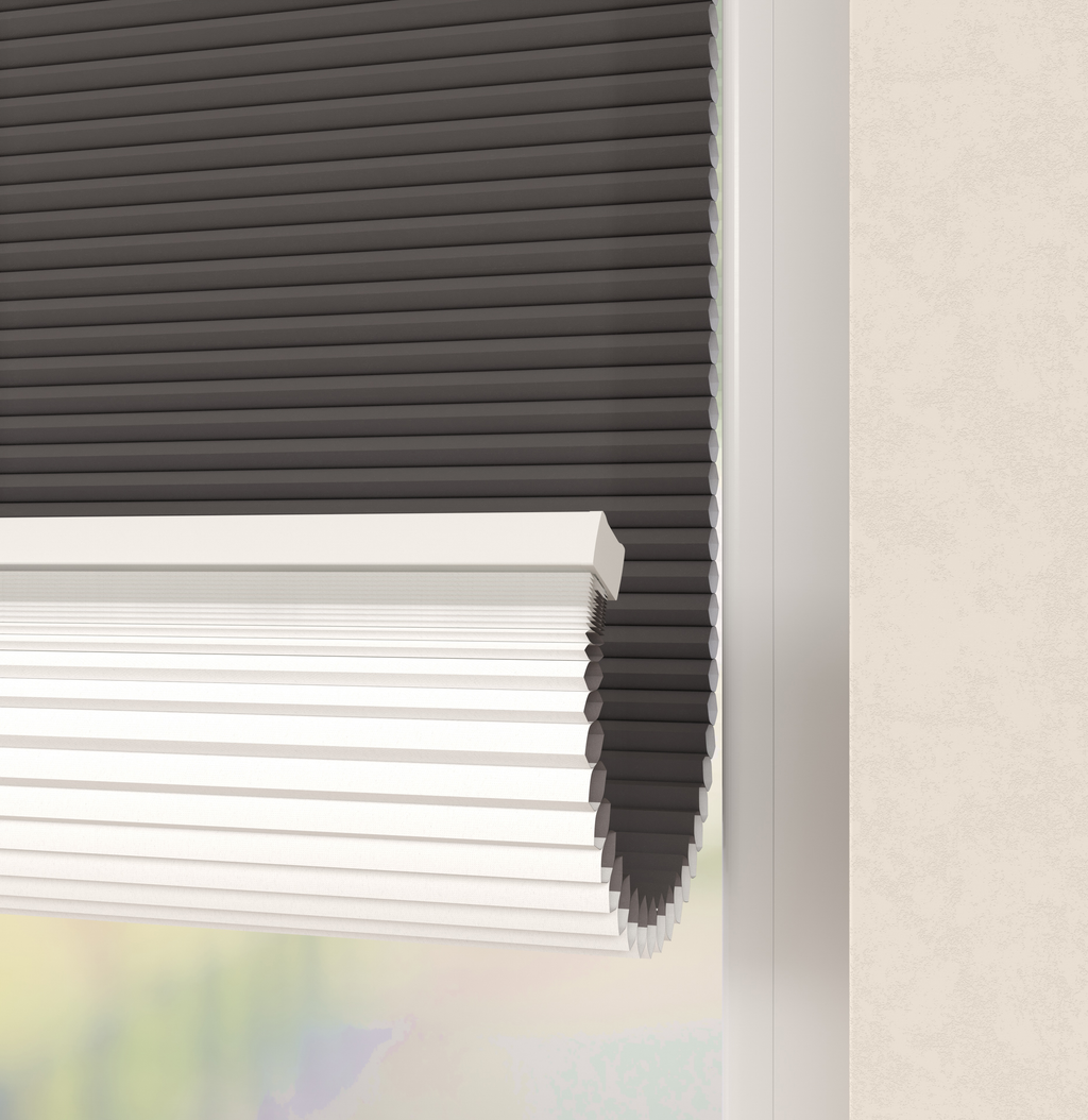 Elektrische Plissé gordijnen Parijs Donkergrijs 210