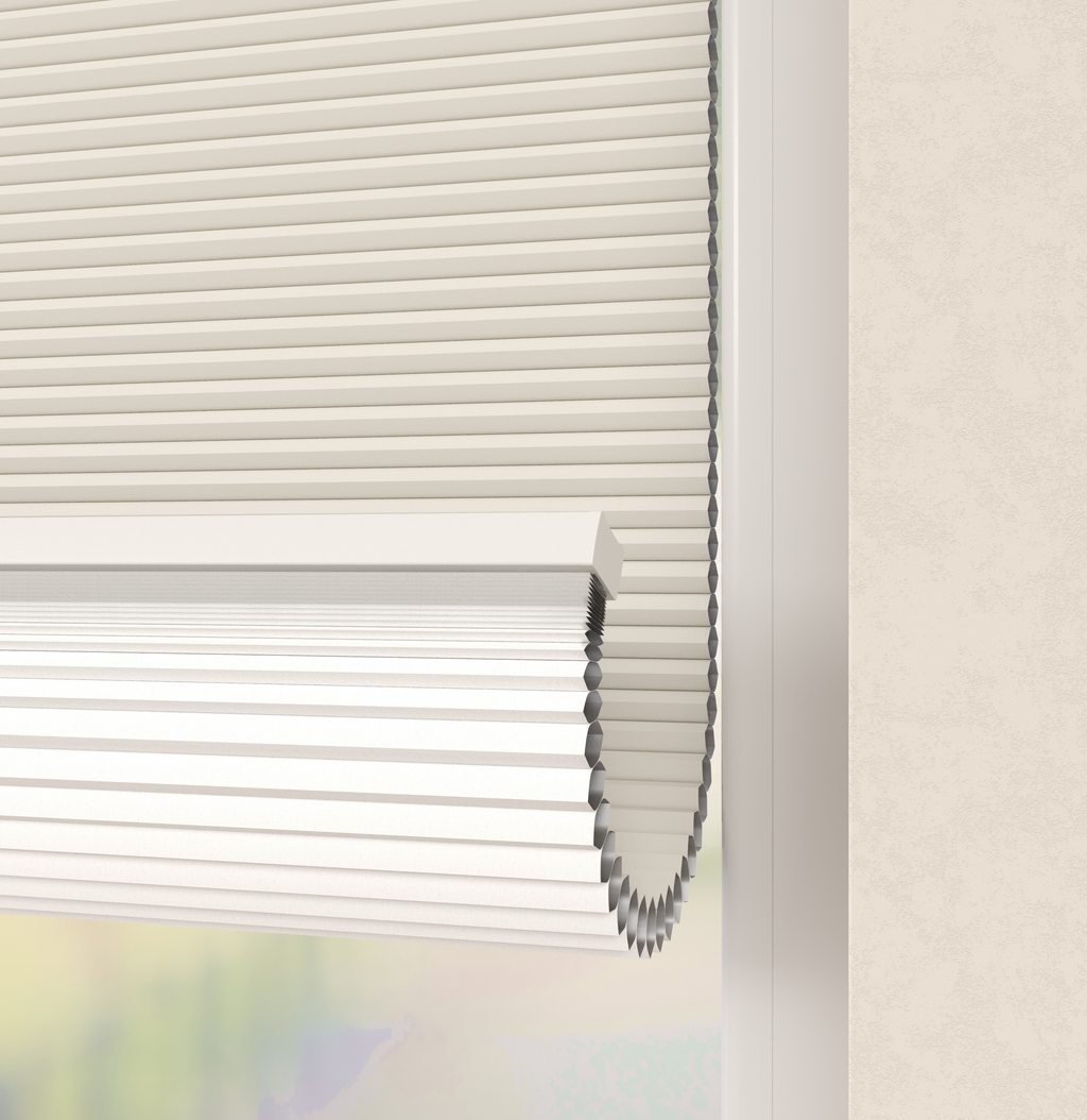 Premium Plissé gordijnen Parijs Lichtbeige Verduister 5110