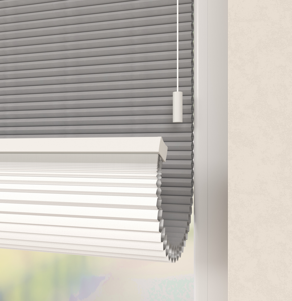 Plissé gordijnen Trend Grijs Verduister 13