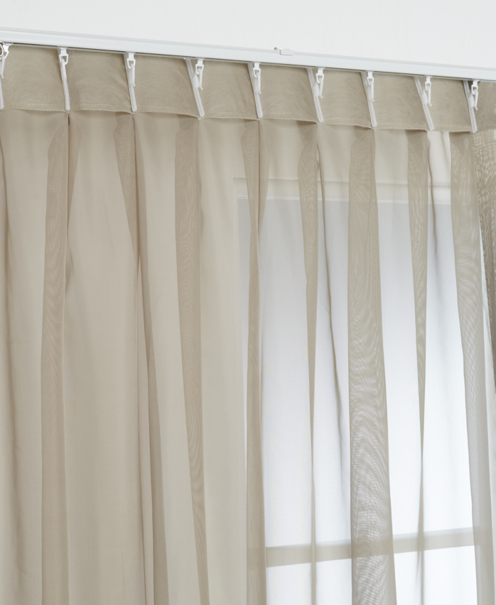 Franse Voile Donkerzand