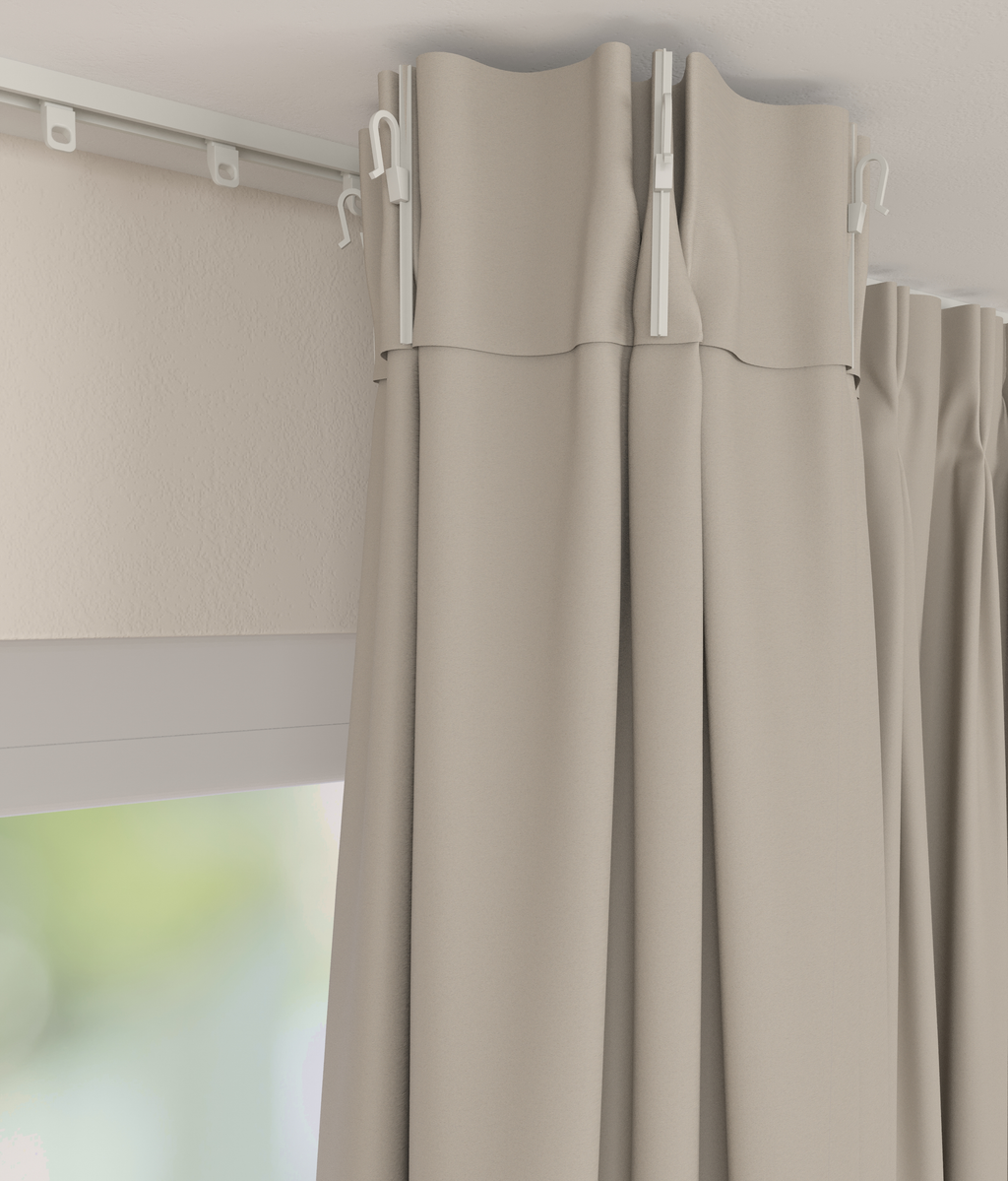 Verduistergordijn Lichtbeige
