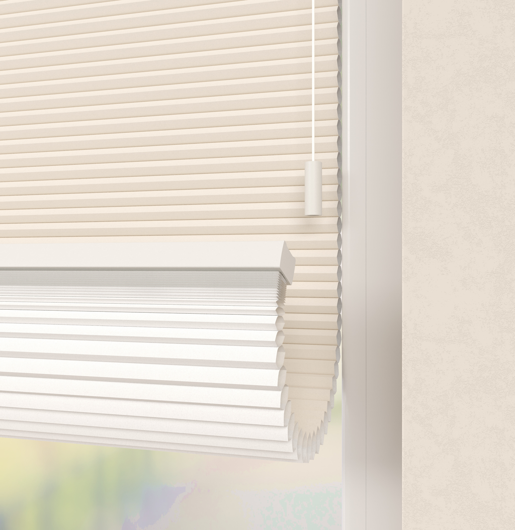 Plissé gordijnen Parijs Lichtbeige 110