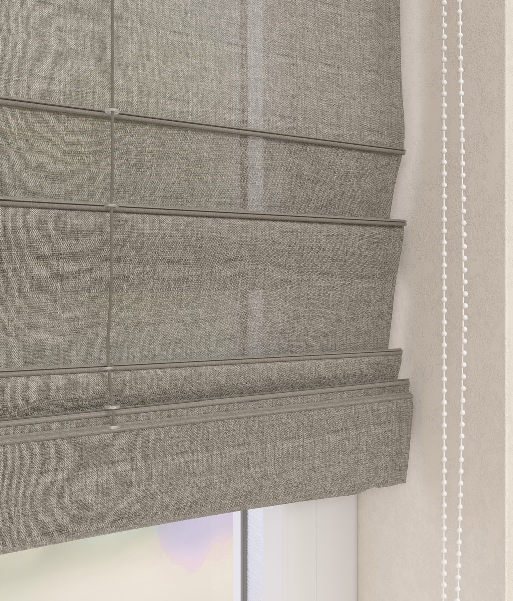 Vouwgordijn Serge Grijs 16701