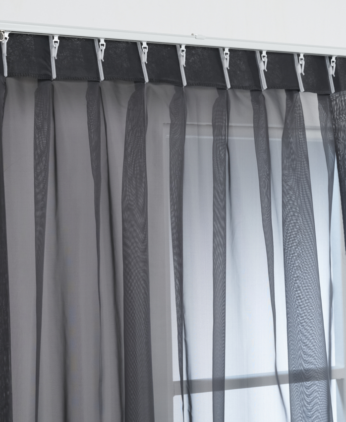 Franse Voile Antraciet