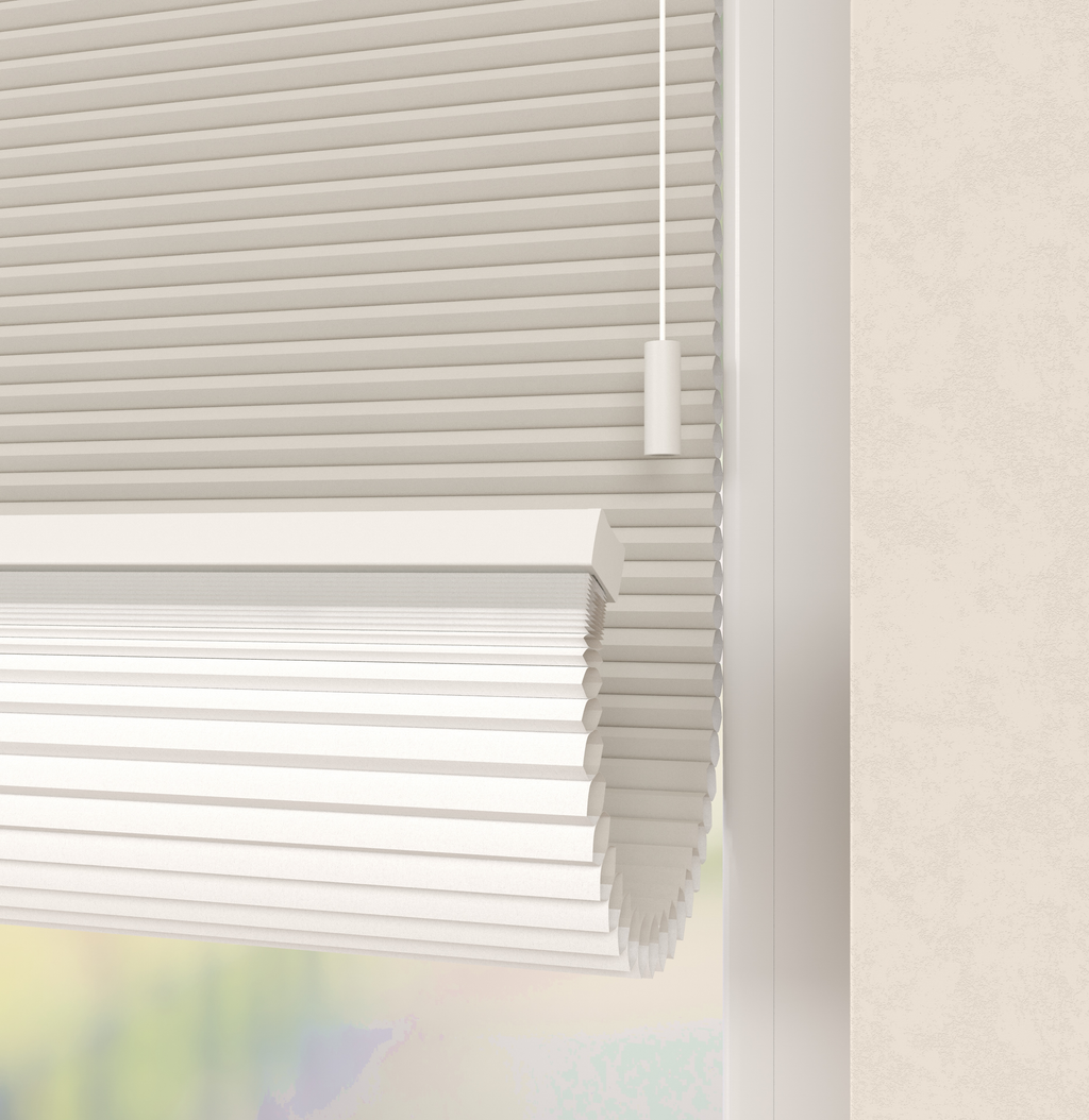 Plissé gordijnen Parijs Lichtzand 160