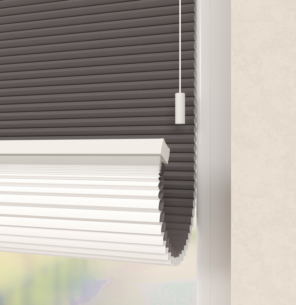 Plissé gordijnen Parijs Donkergrijs 210