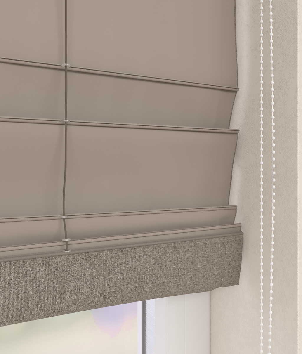 Vouwgordijn Liso Grijs/Taupe 09