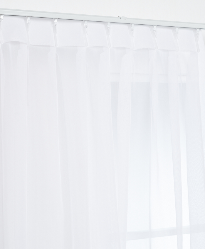 Brandvertragende Voile Wit