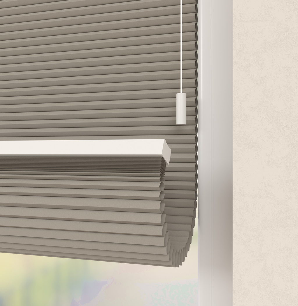 Plissé gordijnen Monaco Zand 04