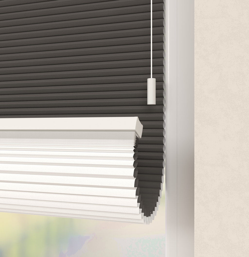 Plissé gordijnen Parijs Antraciet 200