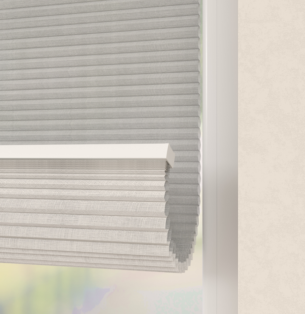Elektrische Plissé gordijnen Saint-Tropez Lichtgrijs 04