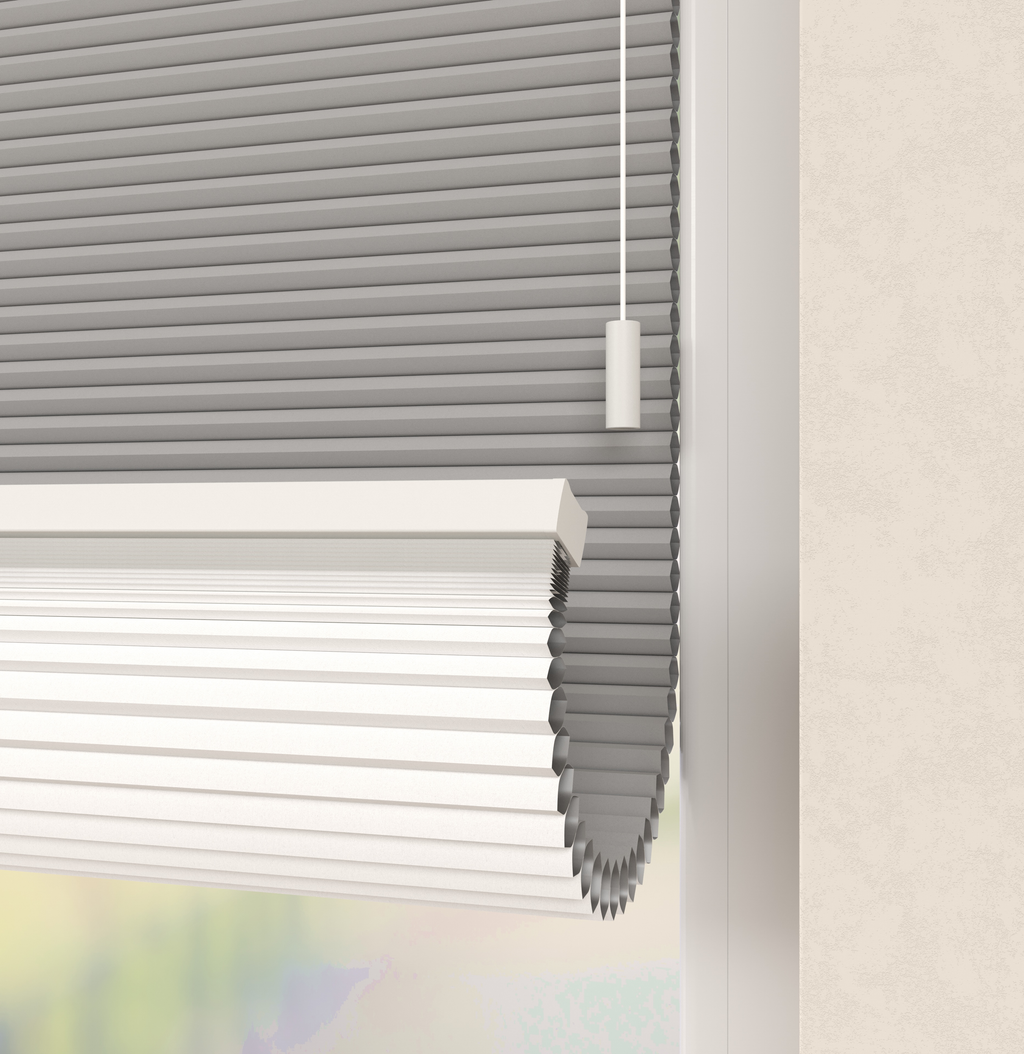 Plissé gordijnen Parijs Grijs Verduister 5220