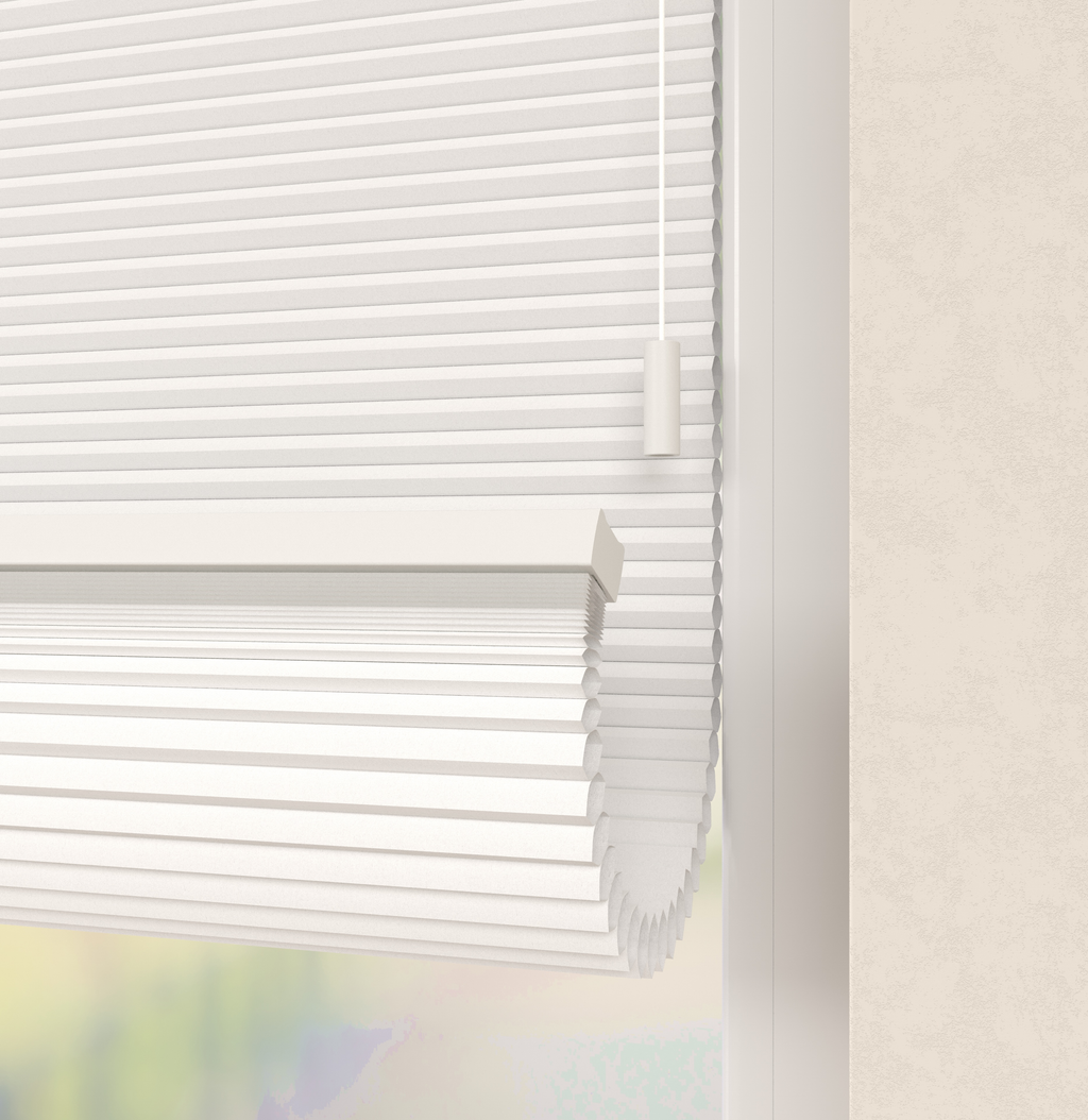 Plissé gordijnen Parijs Wit 100