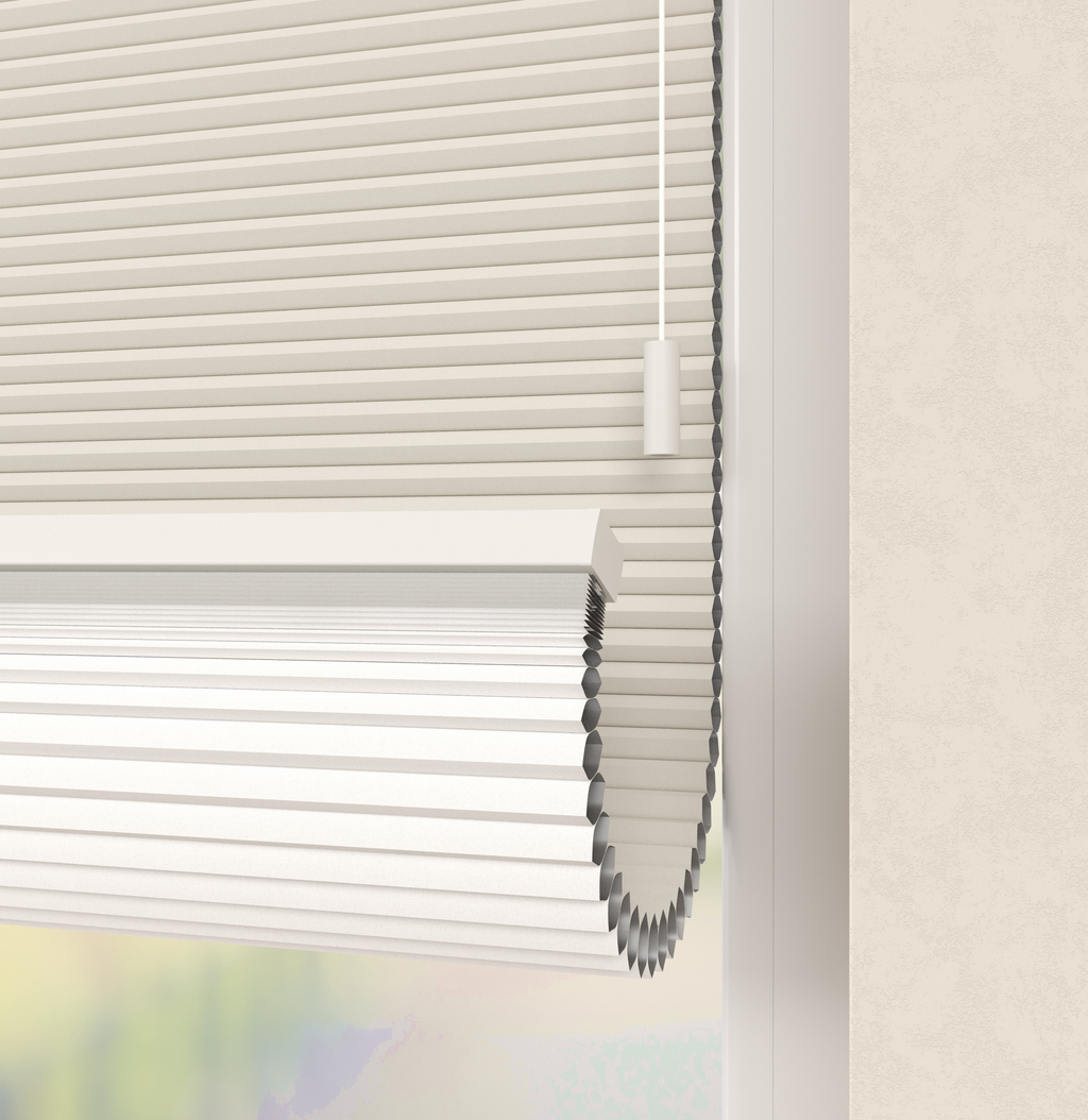 Plissé gordijnen Parijs Lichtbeige Verduister 5110