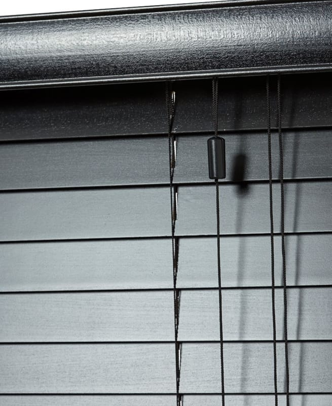 Houten Jaloezieen - Luxe Zwart