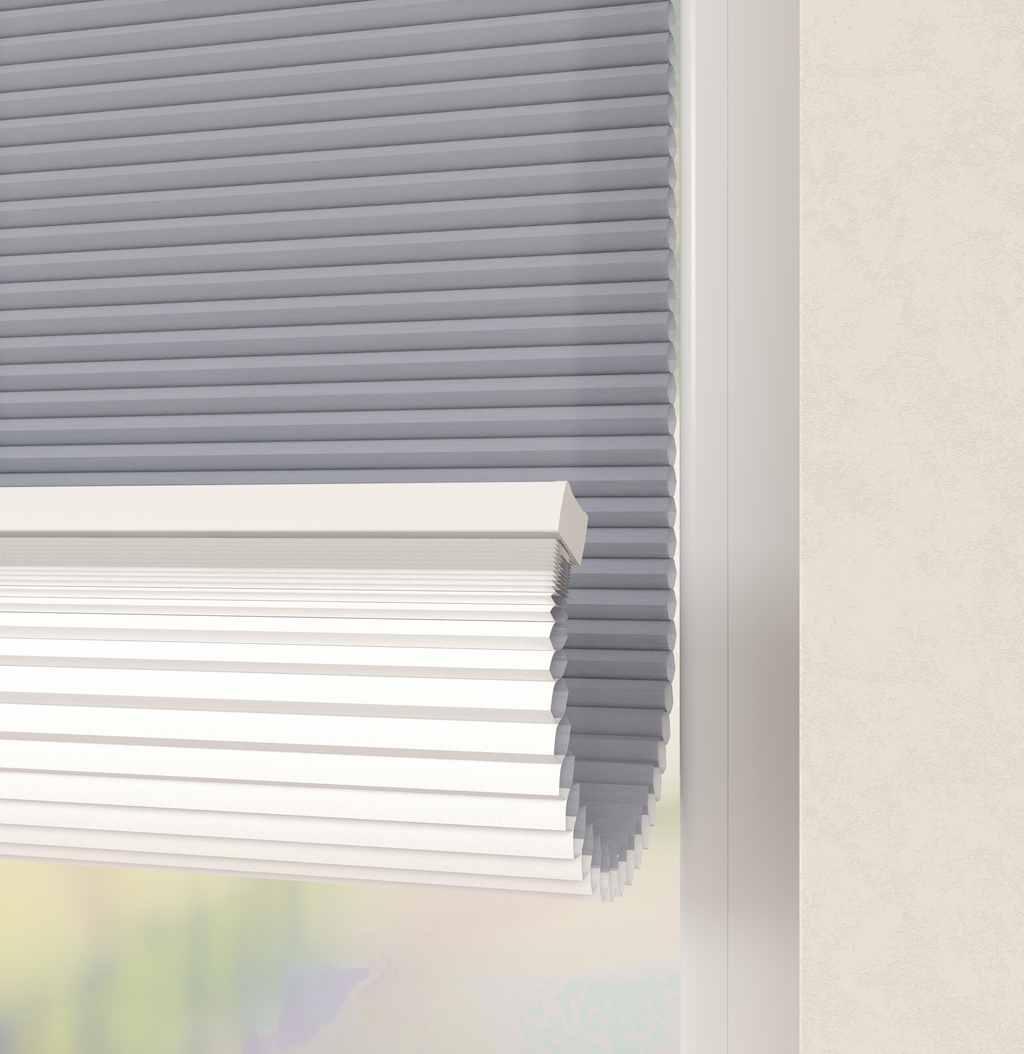 Elektrische Plissé gordijnen Parijs Grijs 220