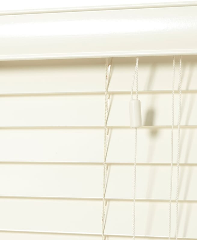 Houten Jaloezieen - Luxe Hoogglans Creme