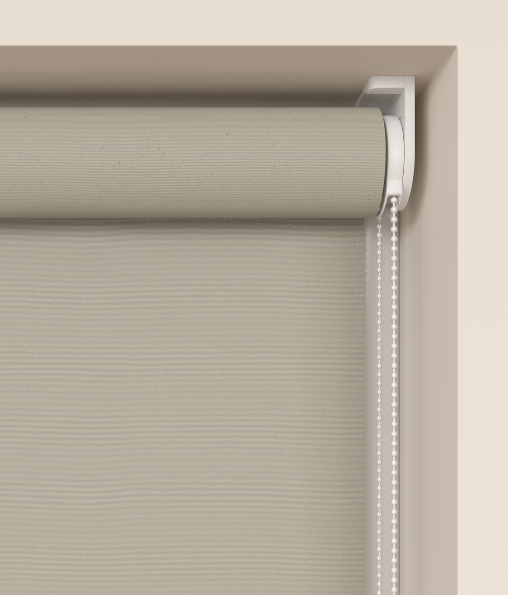 Elektrisch Rolgordijn Rome Verduister Donker Zand 5130