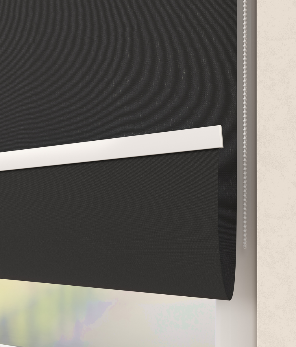 Elektrisch Rolgordijn Rome Zwart 1320