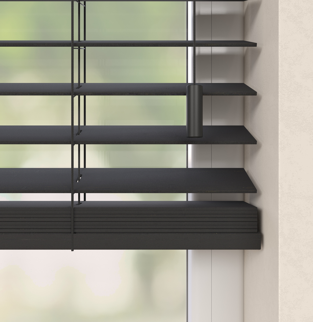 Bamboe Jaloezieën - Zwart