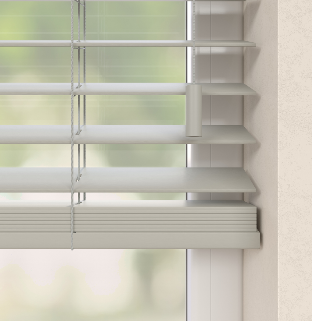 Houten Jaloezieën - Premium Grijs