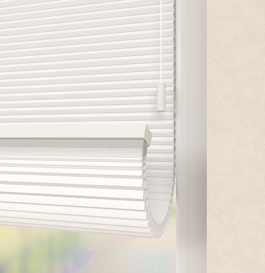 Plissé gordijnen Trend Wit 01