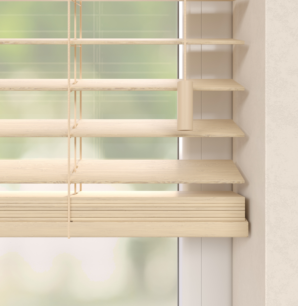 Bamboe Jaloezieën - Naturel Beige